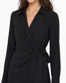 Womens | Wrap Dress | Black