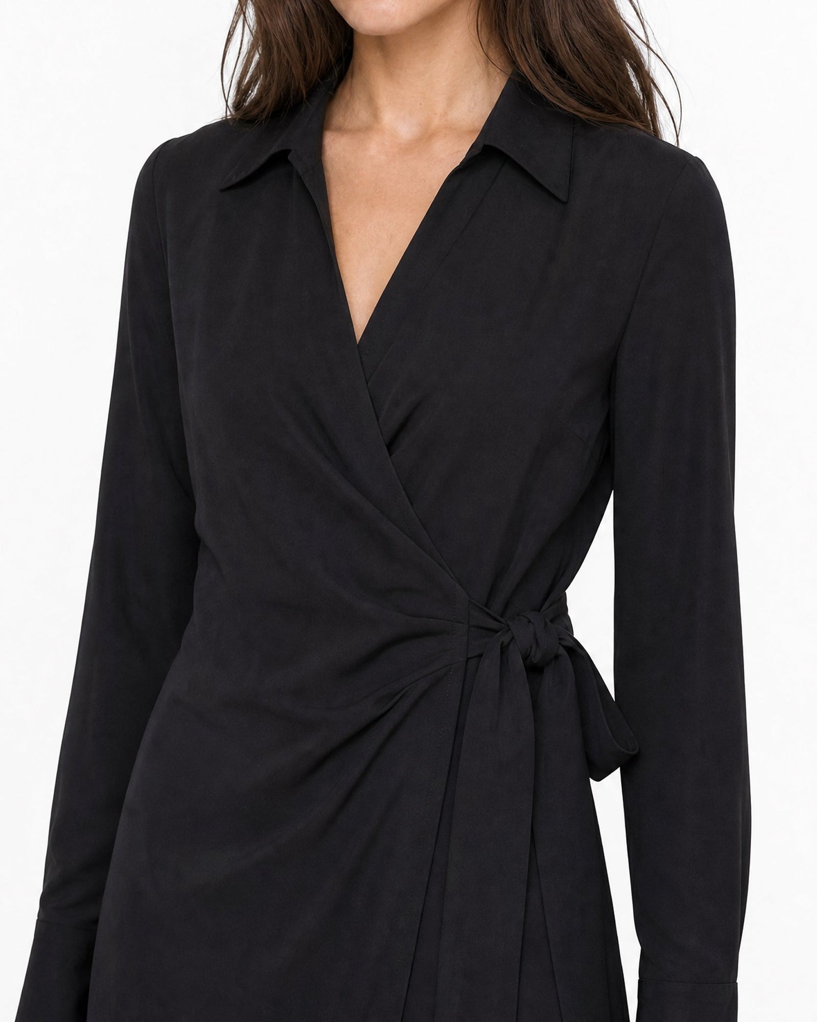 Womens | Wrap Dress | Black