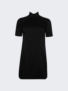 Women | Marine Serre | Jacquard Mini Dress | Black