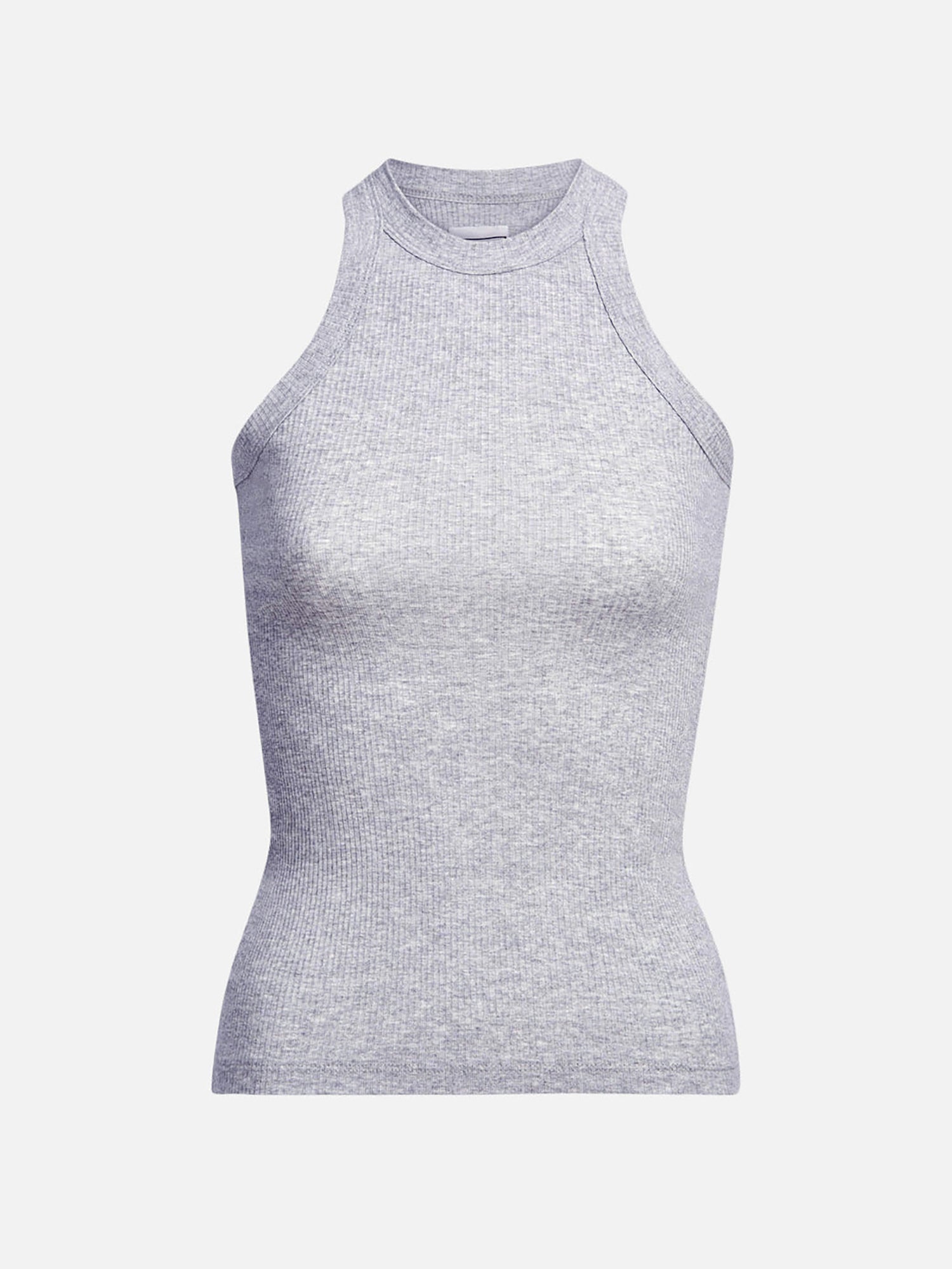 Wesley | Rivington Ribbed Tank | Grey Heather