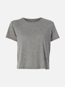 Wesley | Bowery Boxy Weekend Cotton Tee | Heather Grey