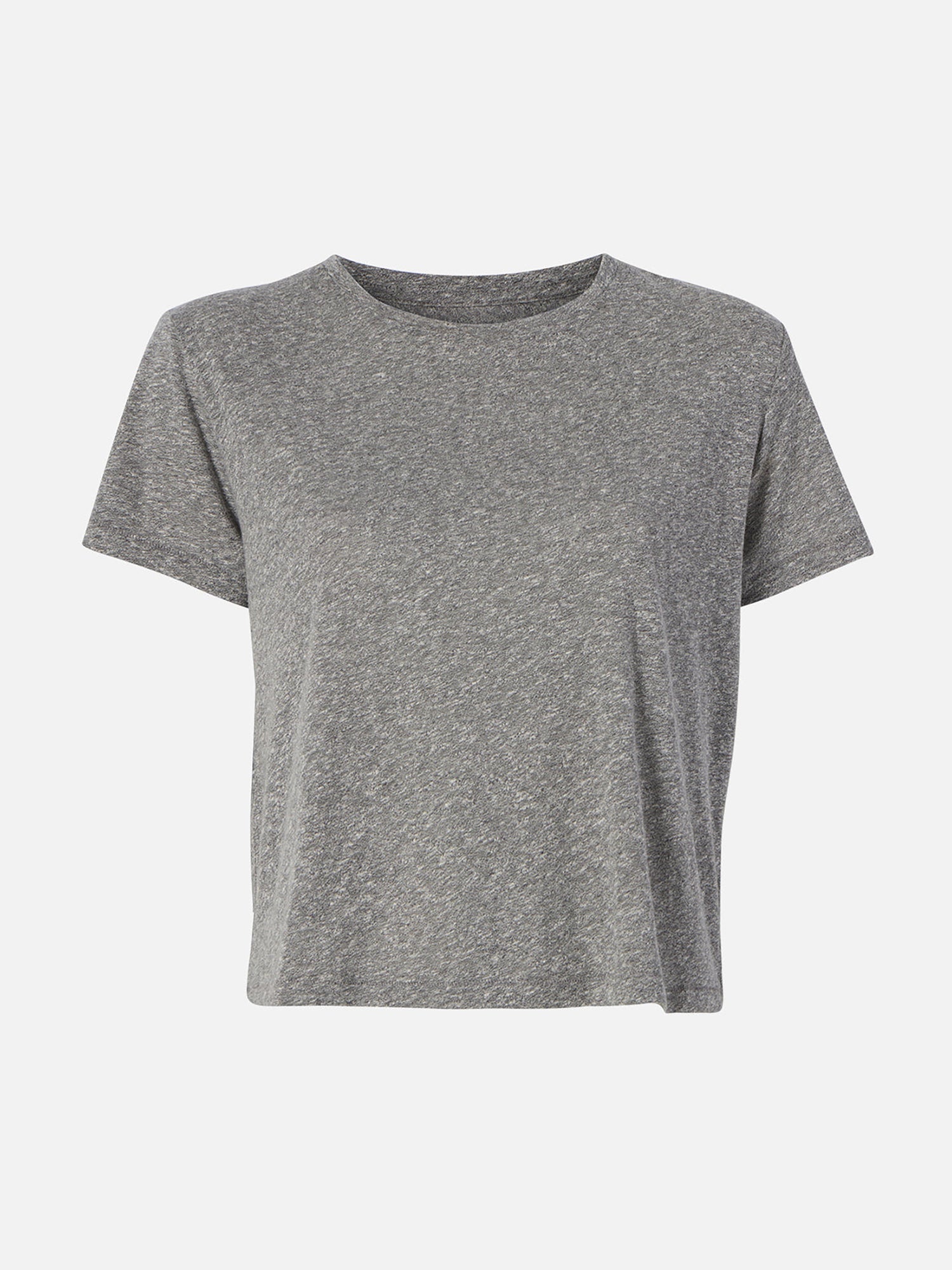 Wesley | Bowery Boxy Weekend Cotton Tee | Heather Grey