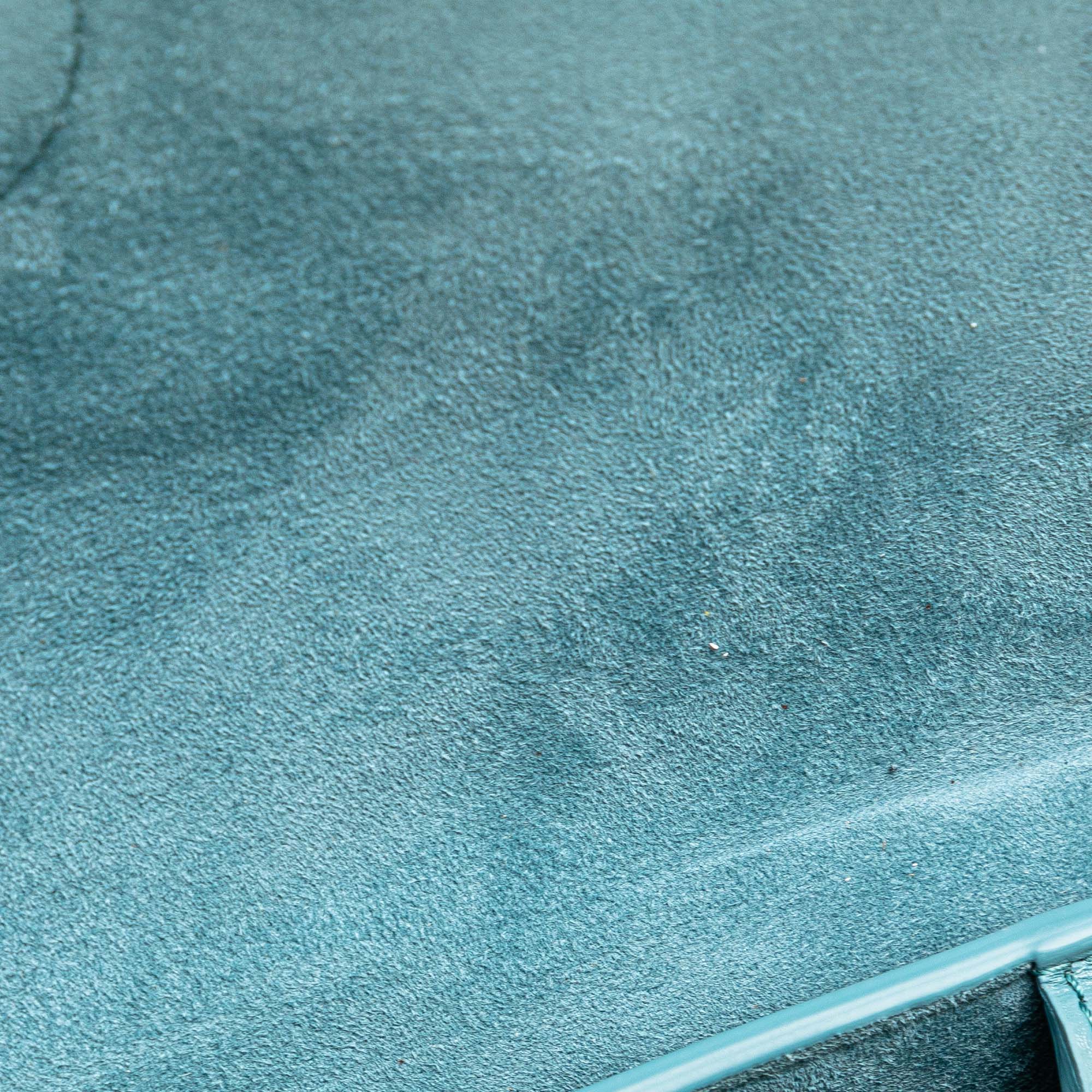 Dior | Pre-Owned Calfskin Bobby East West Crossbody | Blue/Light Blue