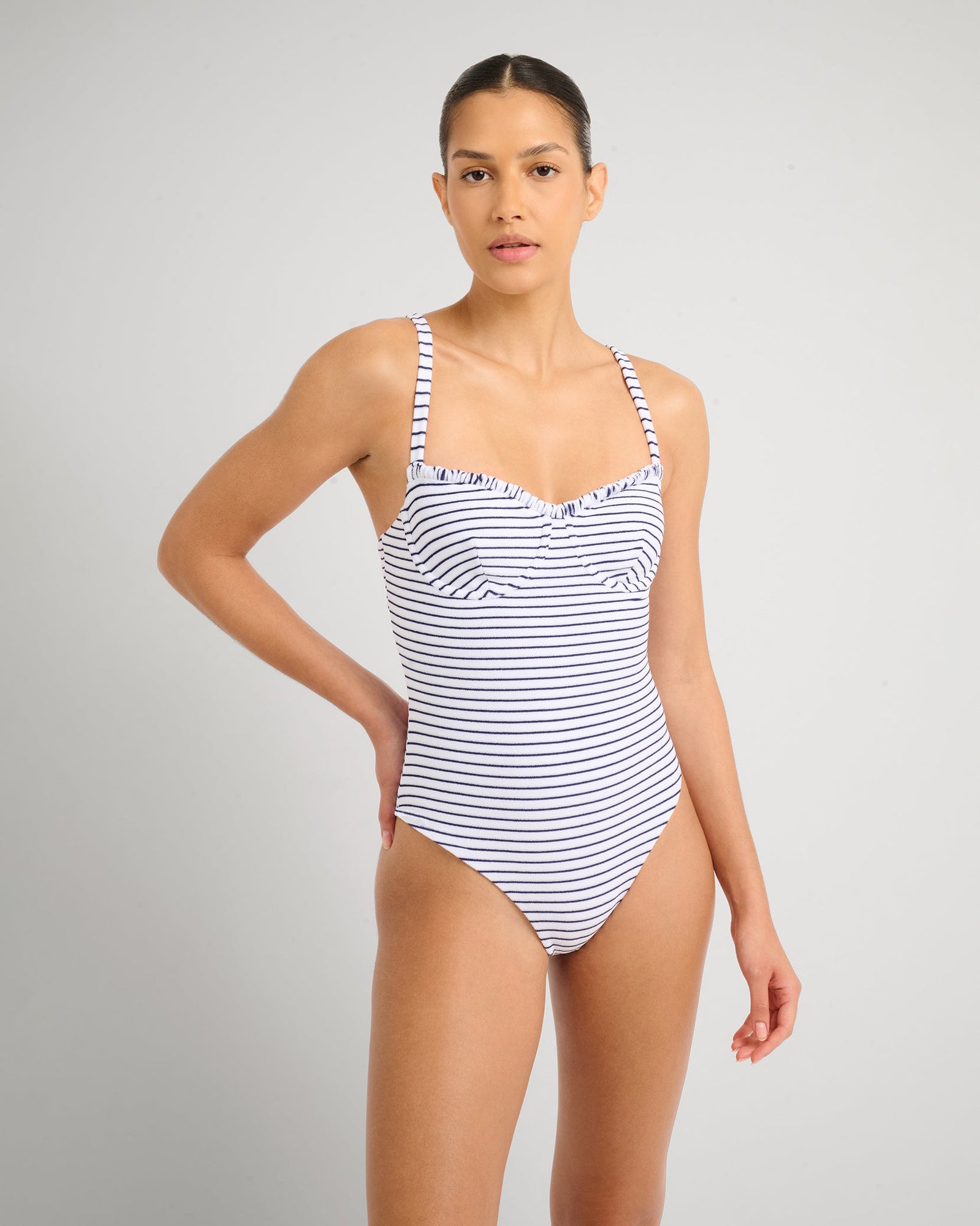 White/Deep Navy