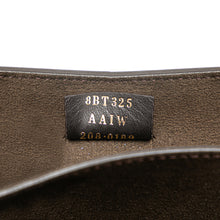 Fendi | Pre-Owned Leather Crystal Fab Crossbody | Brown/Beige