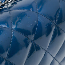 Chanel | Pre-Owned Jumbo Classic Patent Double Flap | Blue