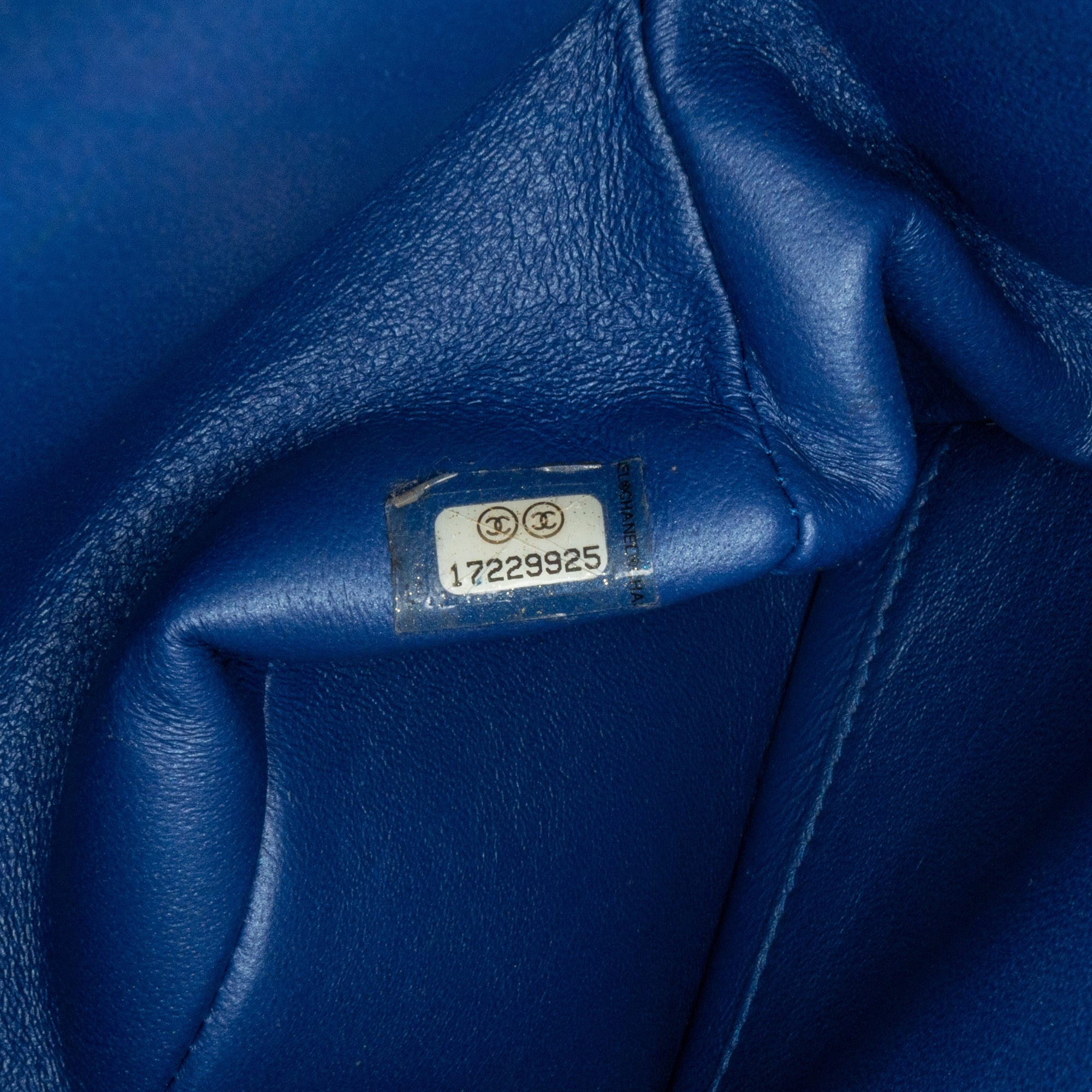 Chanel | Pre-Owned Jumbo Classic Patent Double Flap | Blue