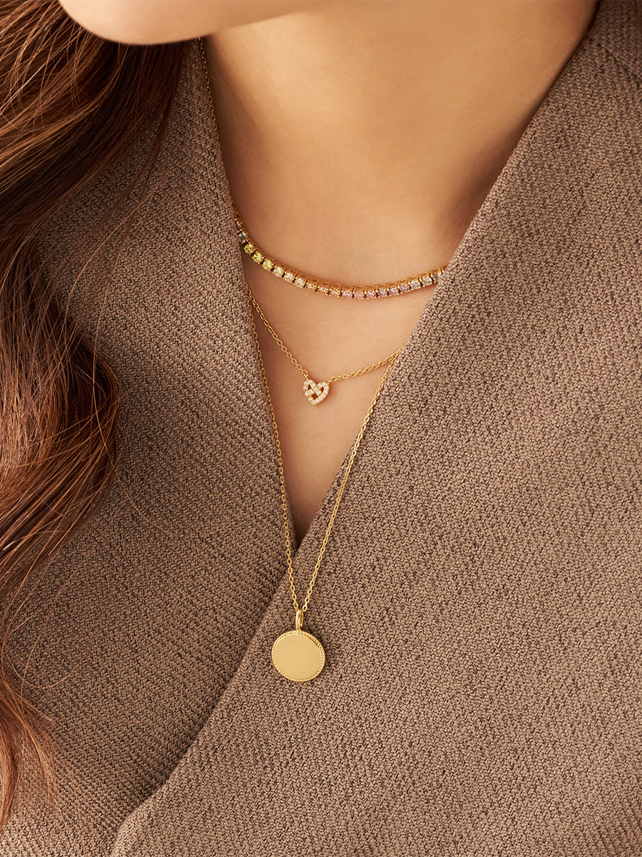Full Circle Necklace | 14K Gold Vermeil