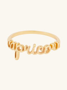 Capricorn Ring | 14K Gold Plated Brass