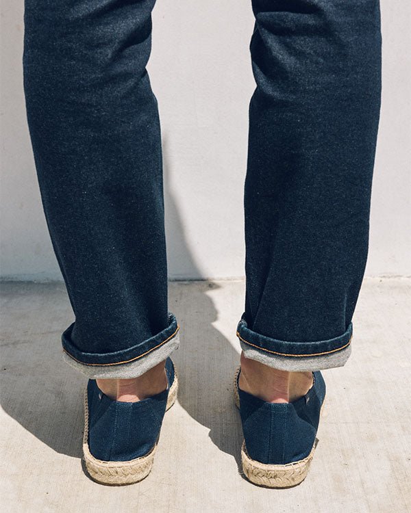 The Seville Smoking Slipper - Wave Runner - Marine Blue - Mens - Men's Espadrilles - Marine Blue - Soludos -