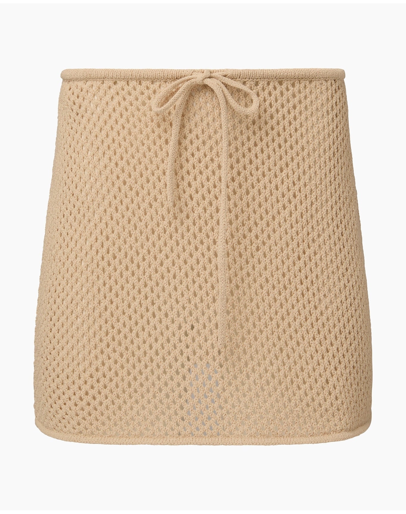Women | Crochet Knit Mini Skirt | Sandshell