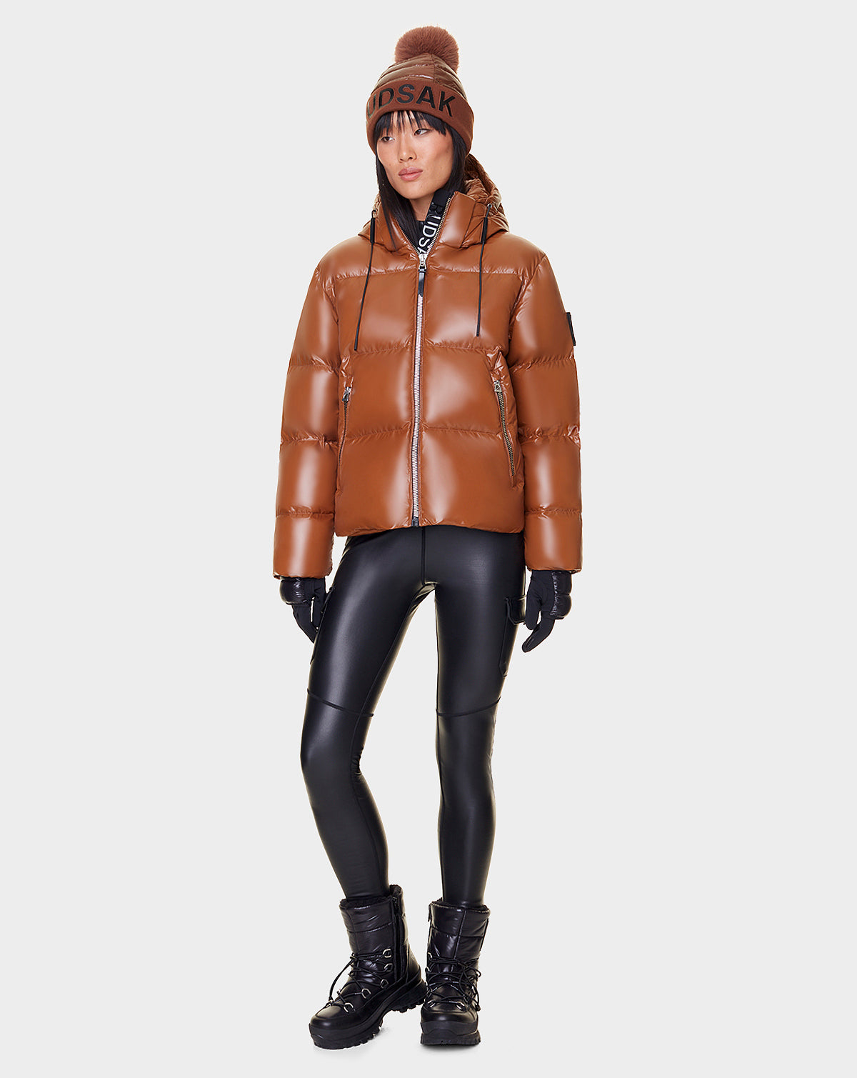 Women | DAVIE Down Puffer | Dark Camel