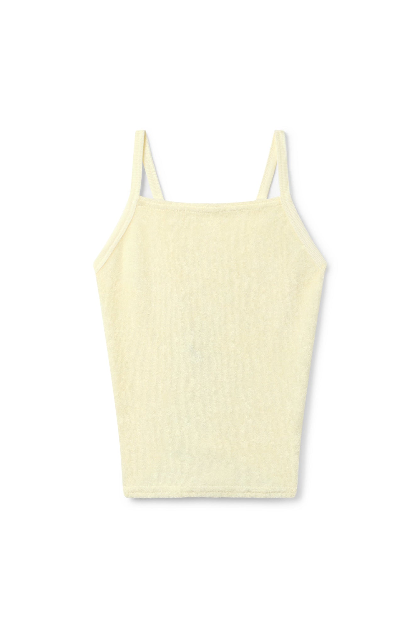 Women | Vintage Terry Laced-Back Crop Tank | Sunwash