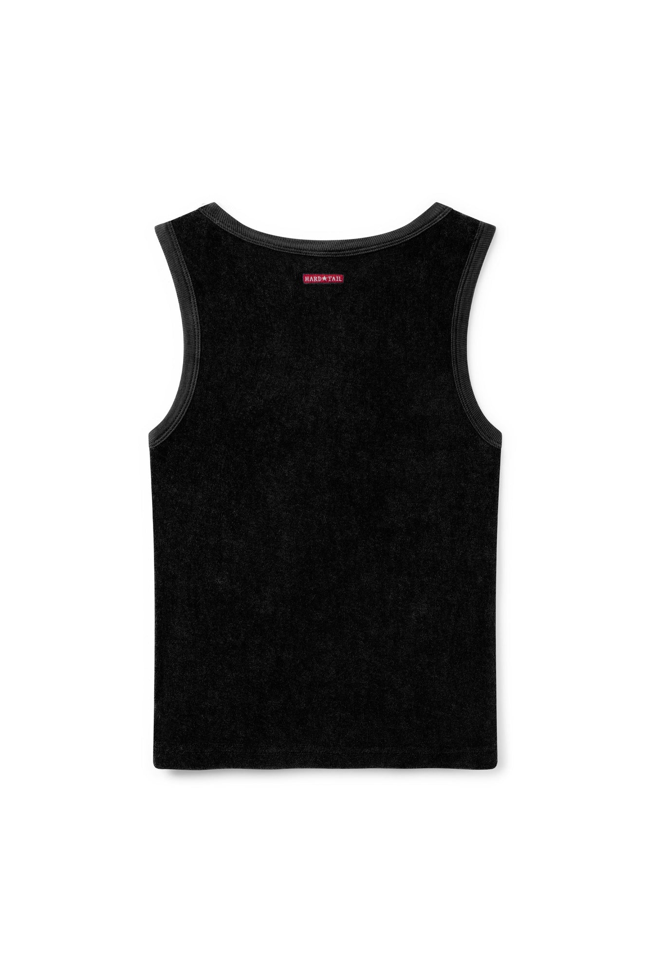 Women | Vintage Terry Fast Back V-Neck Tank | Black