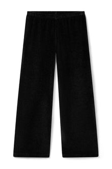 Women | Vintage Terry Low Rise Crop Pant | Black