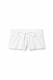Women | Vintage Terry Low Rise Micro Short | White