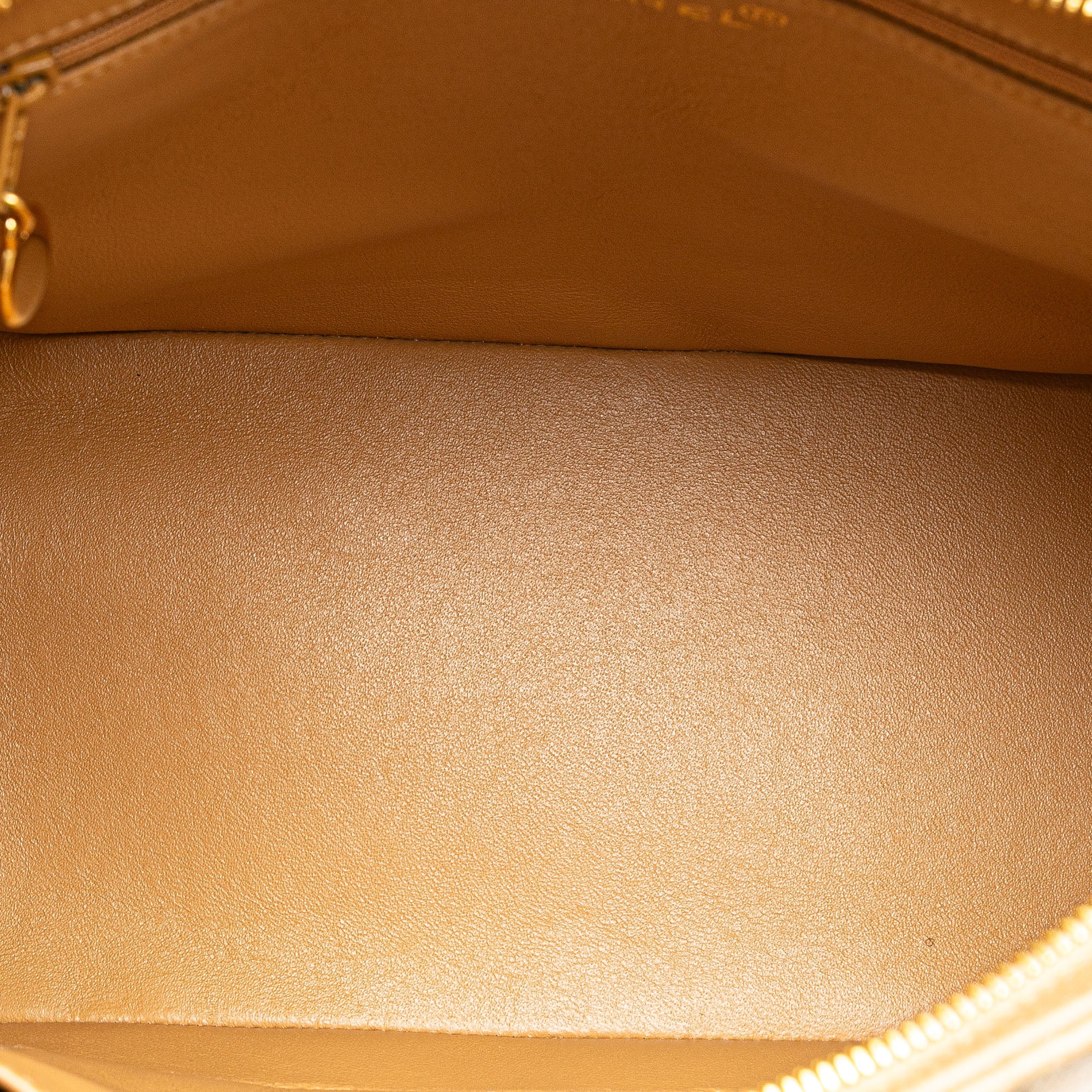 Chanel | Pre-Owned Caviar Medallion Tote - I | Brown/Beige