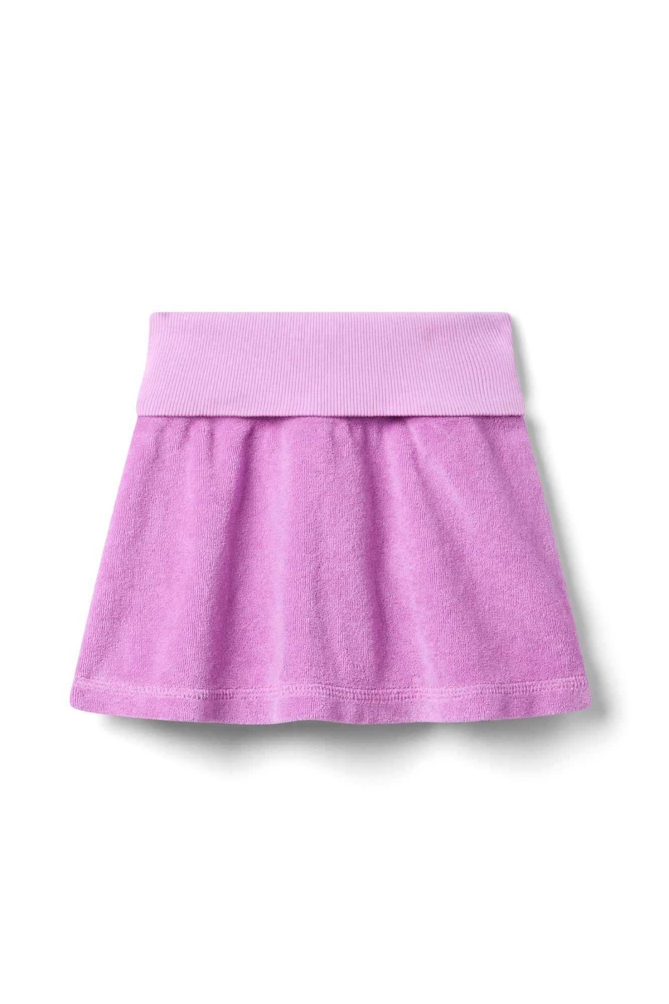 Kids | Kids Terry Rolldown Mini Skirt | Violet