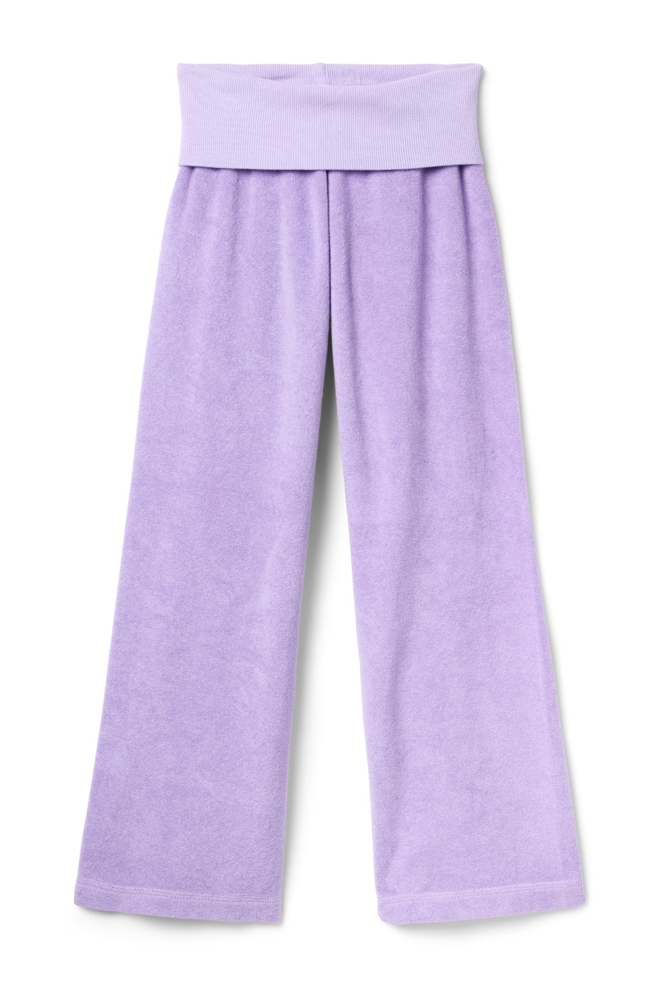 Kids | Kids Terry Rolldown Pant | Lilac