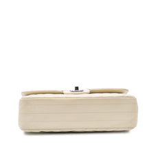 Chanel | Pre-Owned Small Classic Chevron Lambskin Double Flap | White/Off White