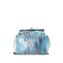 Chanel | Pre-Owned Mini Sequins and Lambskin Waterfall Backpack - I | Blue/Light Blue