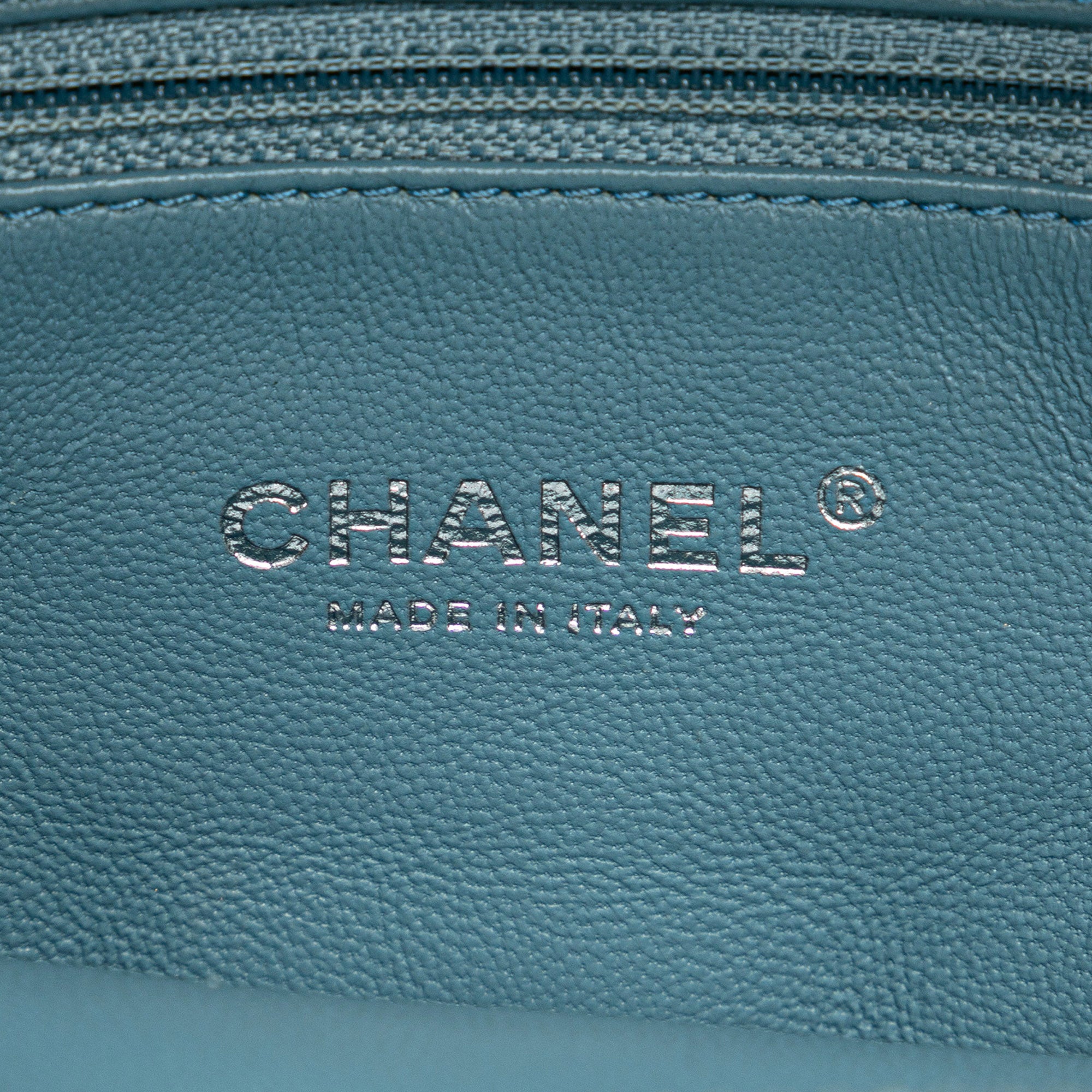 Chanel | Pre-Owned Mini Sequins and Lambskin Waterfall Backpack - I | Blue/Light Blue