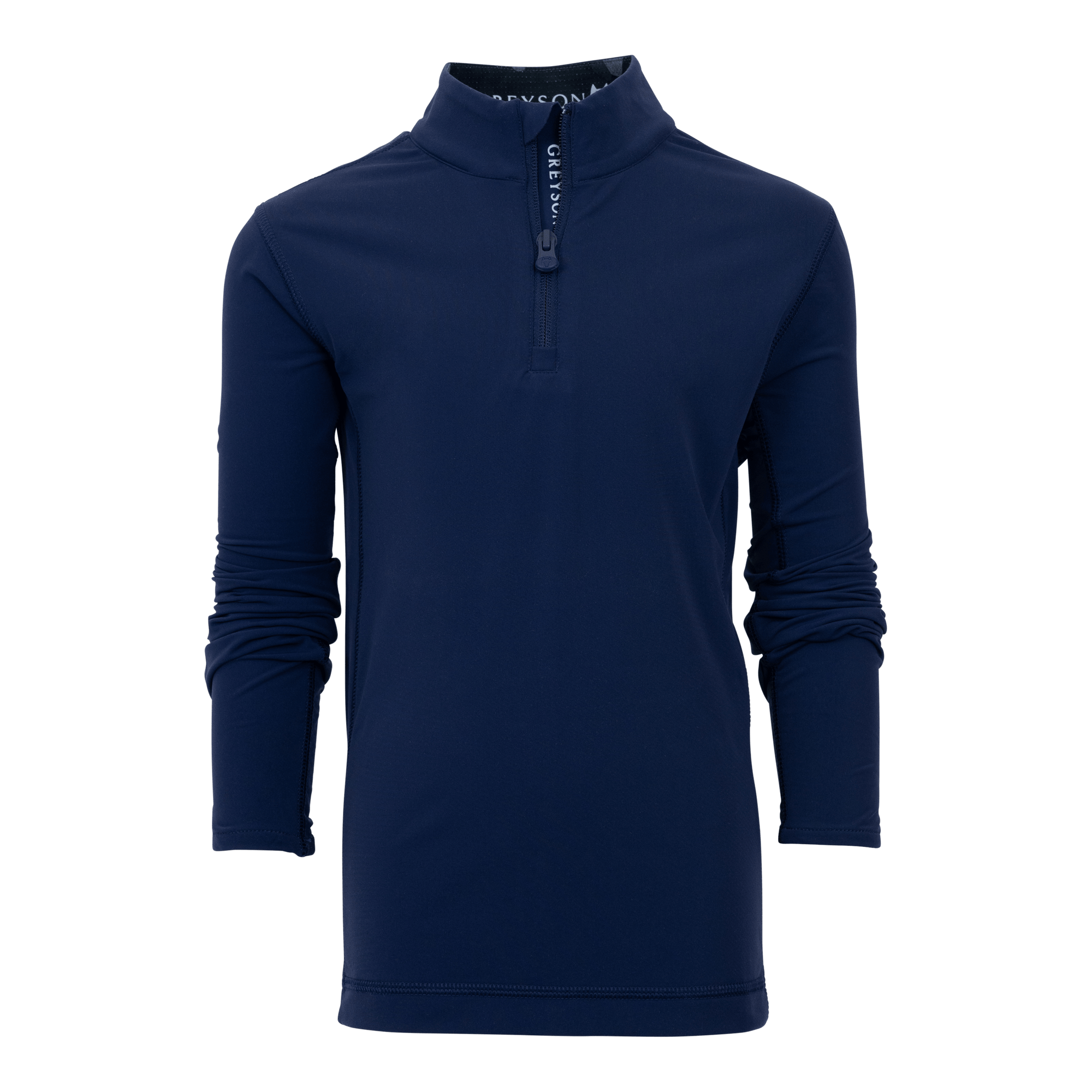 Boy | Tate Mockneck Quarter-Zip | Maltese Blue
