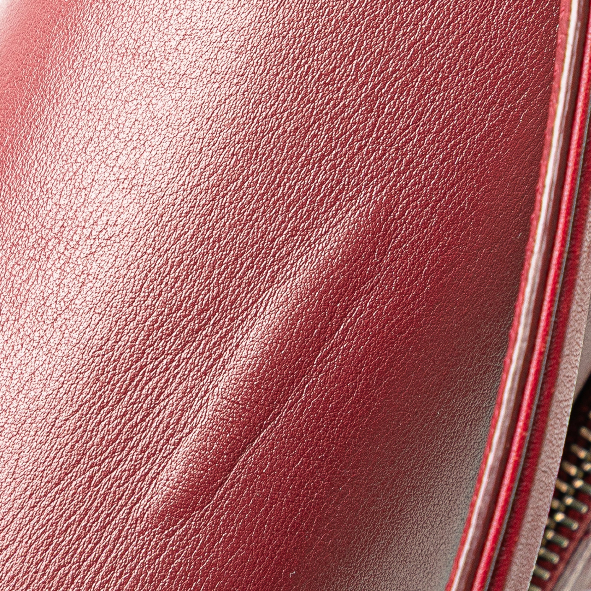 Chanel | Pre-Owned Medium Calfskin Coco Curve Flap | Red/Dark Red