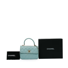 Chanel | Pre-Owned Small Quilted Lambskin Trendy CC Flap | Blue/Light Blue