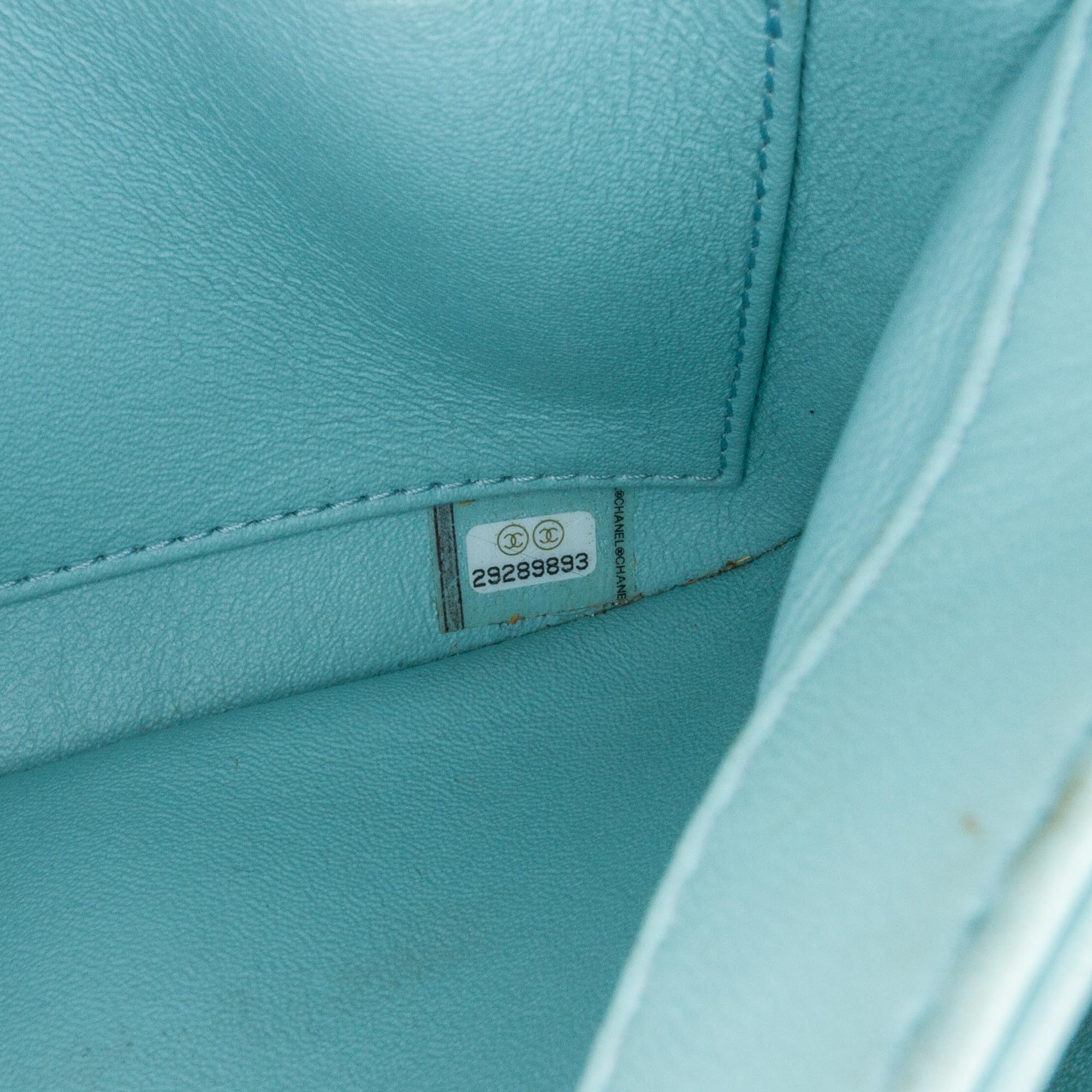 Chanel | Pre-Owned Small Quilted Lambskin Trendy CC Flap | Blue/Light Blue