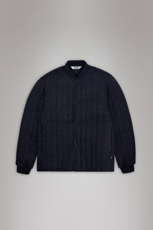 RAINS Banja Liner Bomber Jacket Navy Overshirt