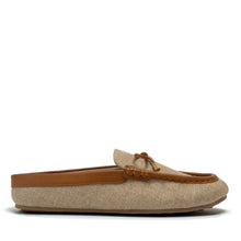 Daffodil Casual Mule | Natural Linen