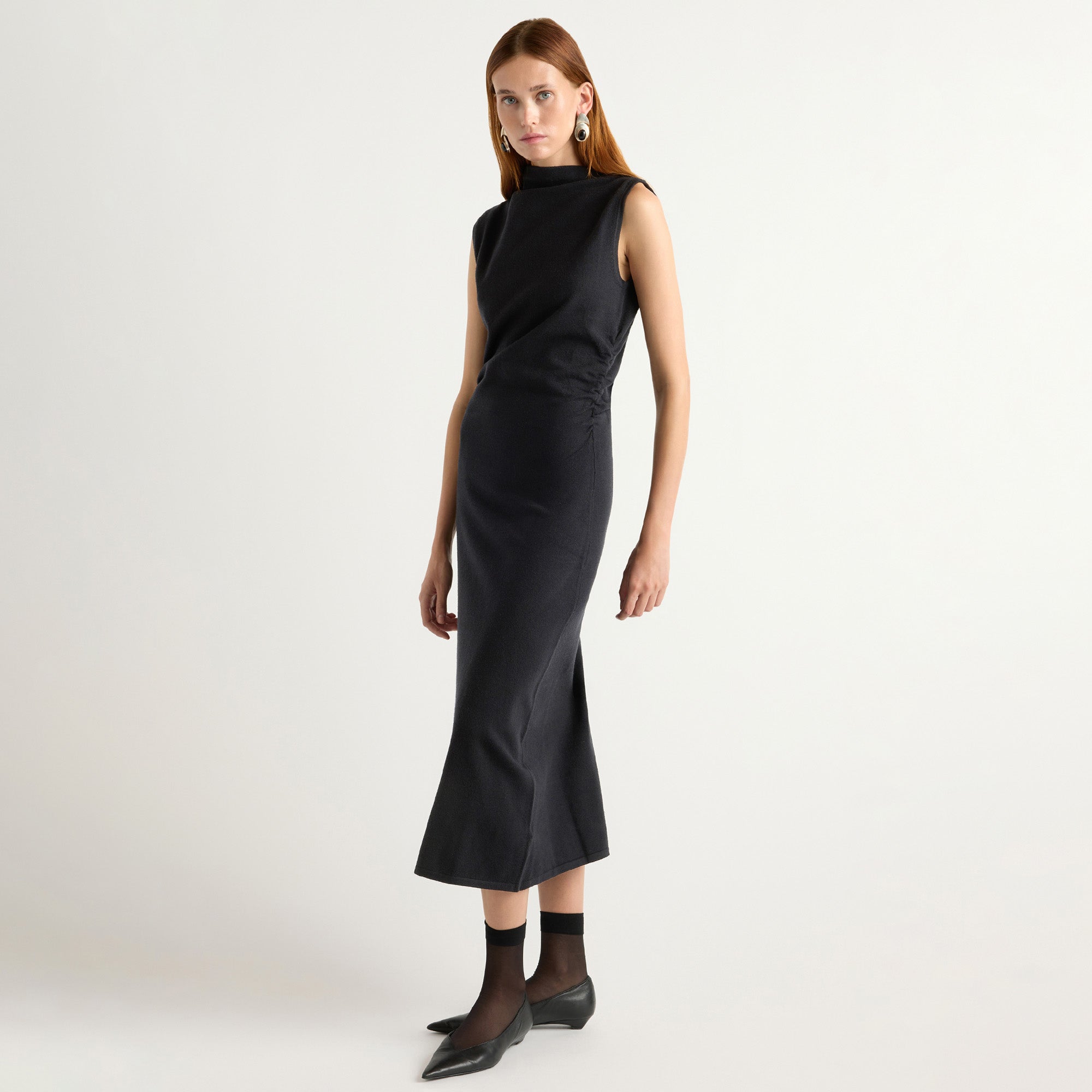 Kelsey | Abel Sleeveless Asymmetric-Neck Dress in Size Small