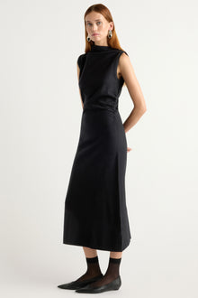 Kelsey | Abel Sleeveless Asymmetric-Neck Dress in Size Small