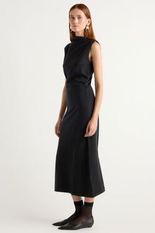Kelsey | Abel Sleeveless Asymmetric-Neck Dress in Size Small