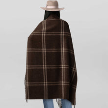 Unisex | Geneva Wrap | Chocolate / Light Taupe