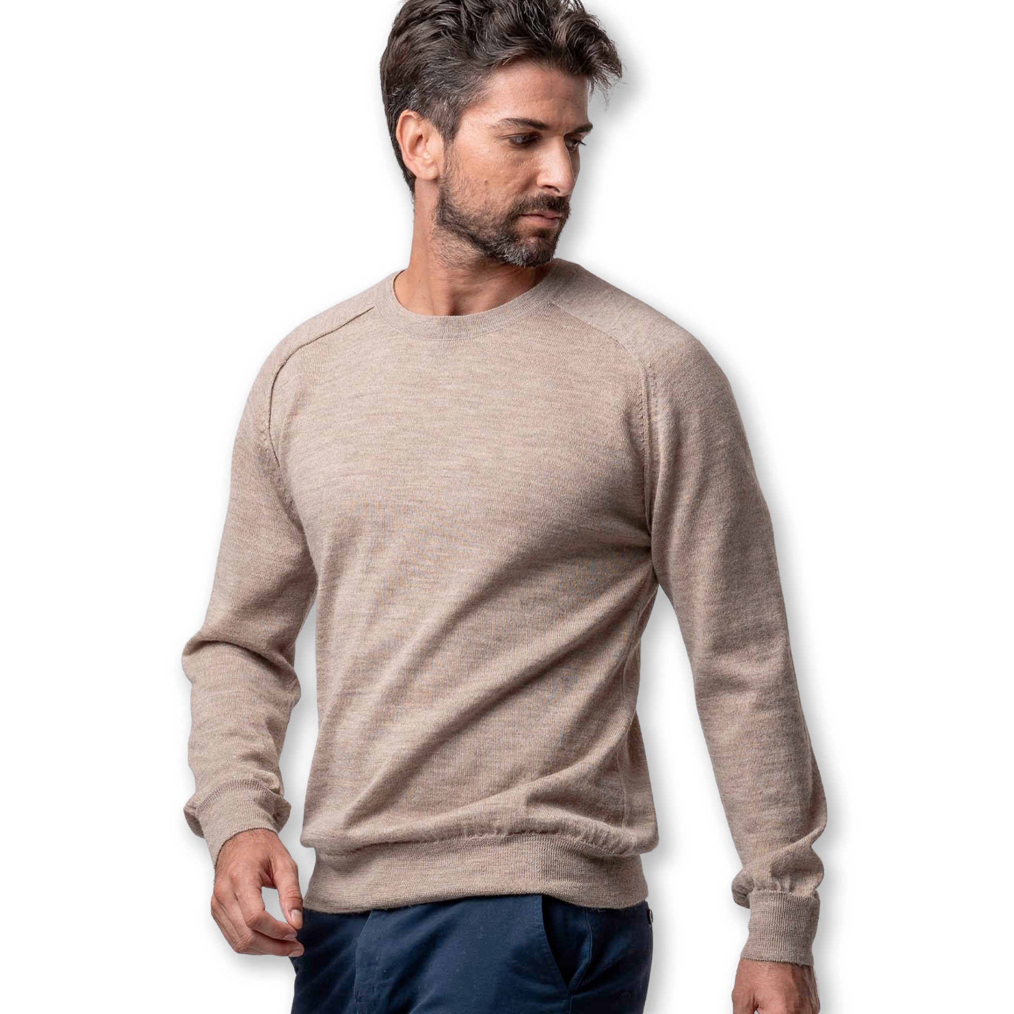 Mens | Spencer Sweater | Light Taupe