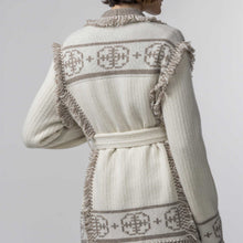 Women | Hacienda Cardigan | Ivory / Taupe