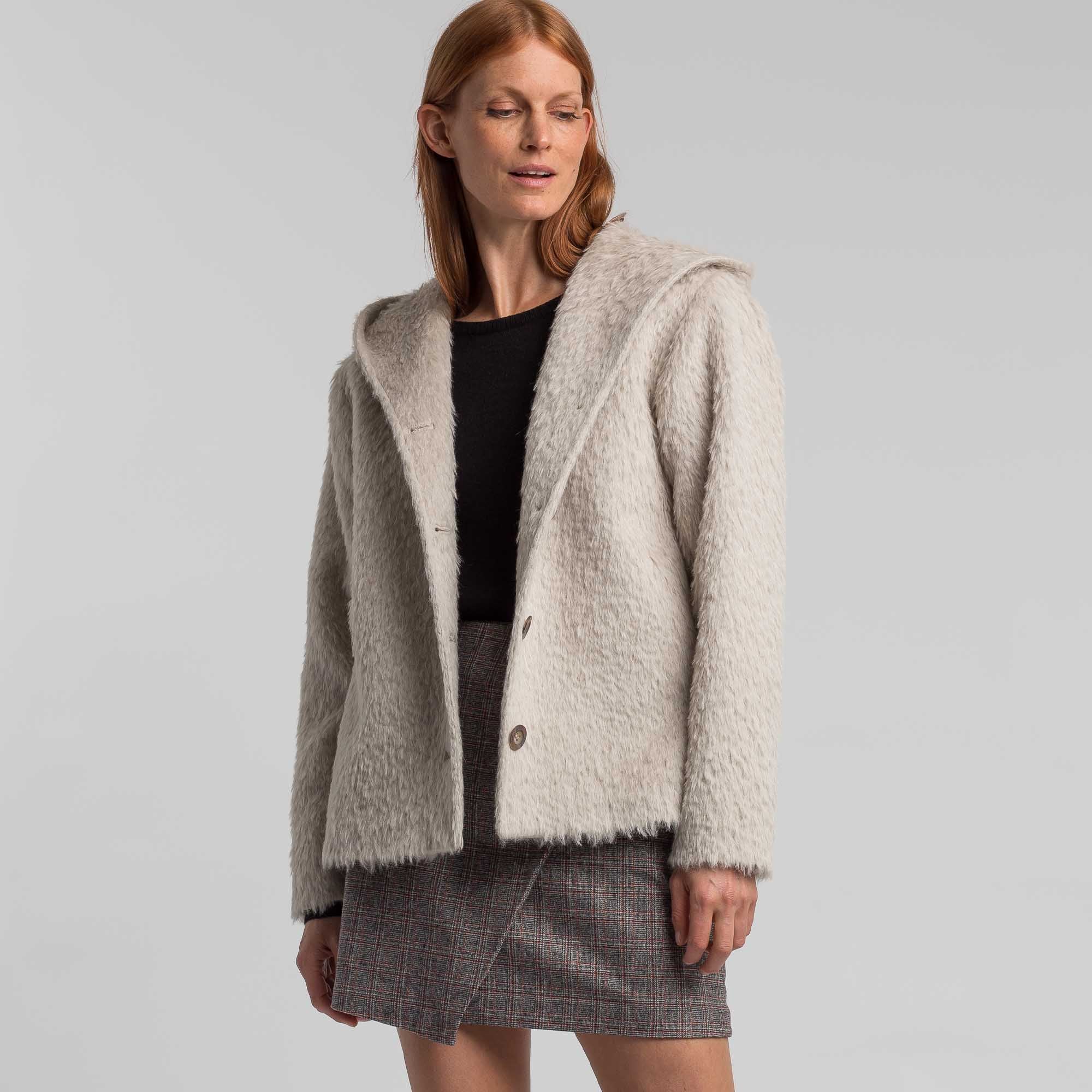 Womens | Finn Coat | Pearl