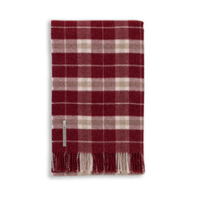 Home | Wellington Throw | Scarlet / Ivory