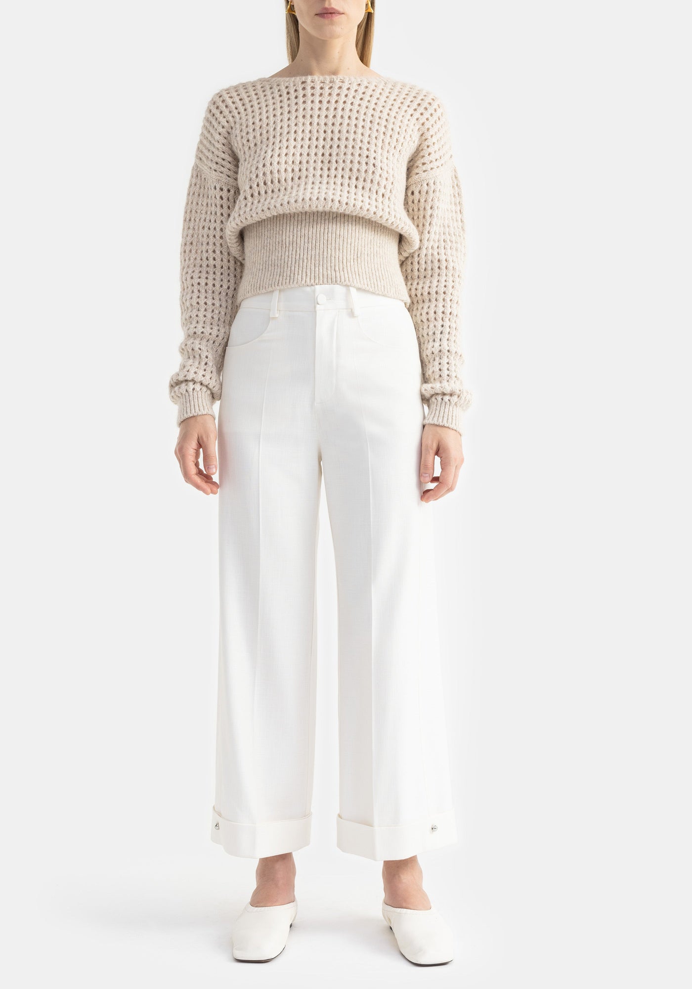 Jeera Crossgrain Suiting | Creme