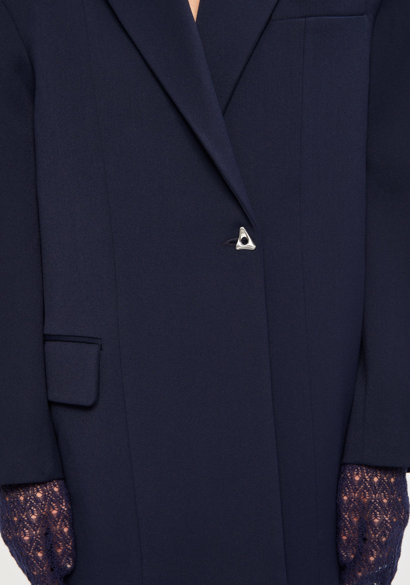 Aeron Search Oversized Blazer | Midnight Blue