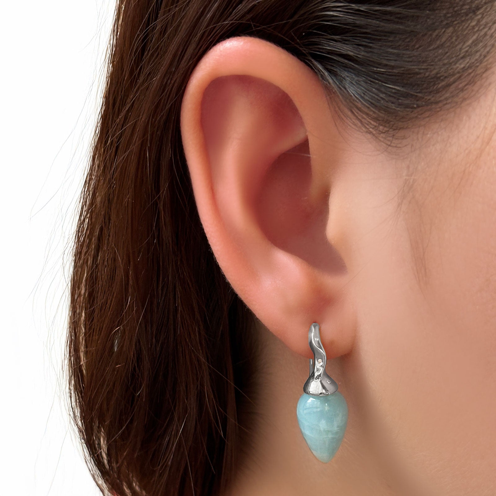 Aquamarine Drop Earrings