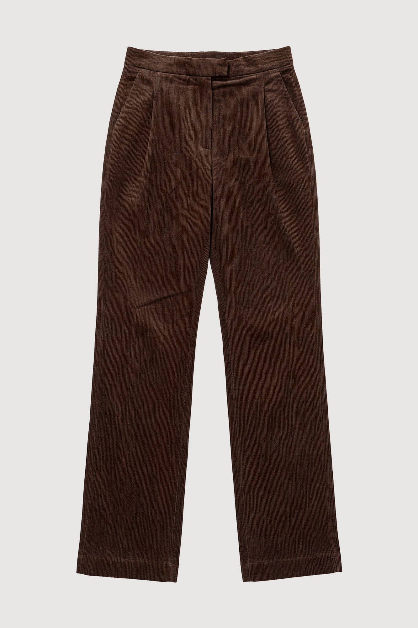 Shelby | Austino Corduroy Barrel-Leg Pant in Size Small - Flat