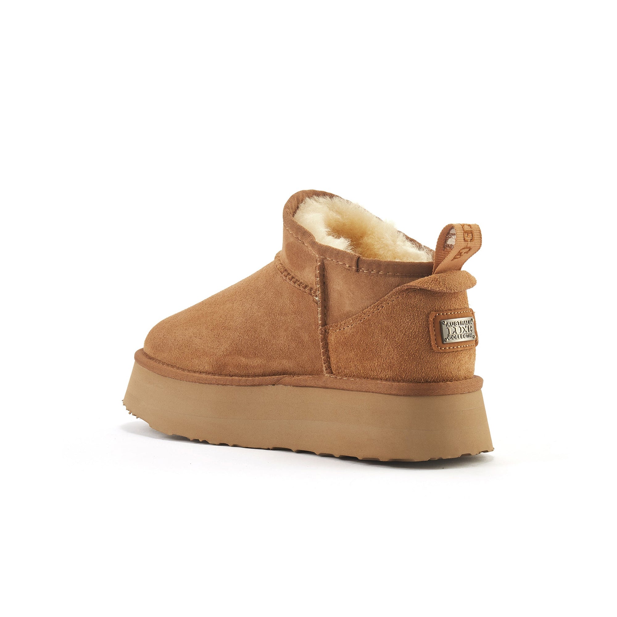 COSY ULTRA SHORT PLATFOAM CHESTNUT - Australia Luxe Collective