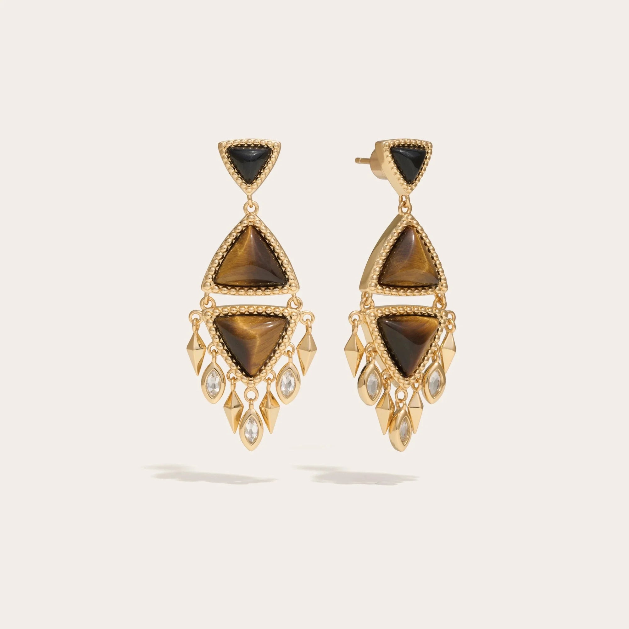 Wind Chime Earrings | 14K Yellow Gold Vermeil