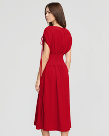 Beate | Ayumi Gathered-Shoulder Dress in Size Extra Small