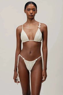 Gaia Bikini Top | Coconut Cream