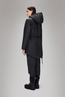Rains Nome String W Parka Black Jacket