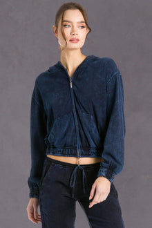 Women | Sporty HT Zip-Up Hoodie | Mineral Wash 8